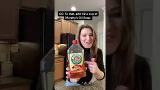 #shorts How to clean greasy kitchen cabinets #LearnOnTikTok #tiktokpar