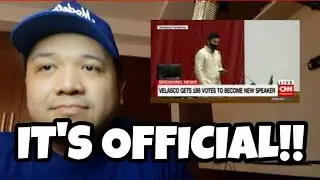 Lord Velasco is the new Speaker with 186 votes