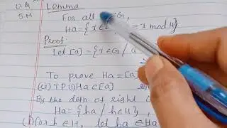 Right coset # Algebraic Structures # TAM5A# explained in Tamil