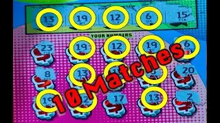 ‼️TEN MATCHES‼️ Profit Session on Loteria & Frenzy Scratch Off Tickets from Washington Lottery
