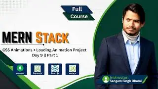 Day 9, Part 1: CSS animation, loading animation design using CSS