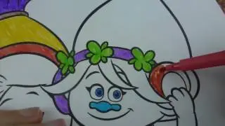 Animation Trolls Coloring Pages Learning Colors Videos for Children