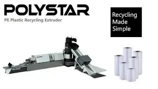 PE Plastic Recycling Extruder