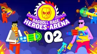 ⚔️ Ragdoll Rage: Heroes Arena Gameplay | Funny Fights & Epic Battles 🔥😂 Part 2 (Online mode) 📳