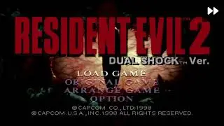 PS1 - Resident Evil 2 - Dual Shock Edition - I Lost My Claire B Save