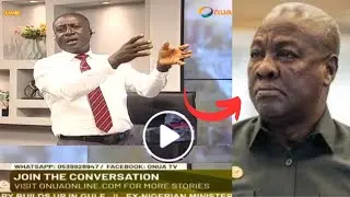 TOO &beta;AD!.See What Captain Smart Said To John Mahama On LIVE TV.....