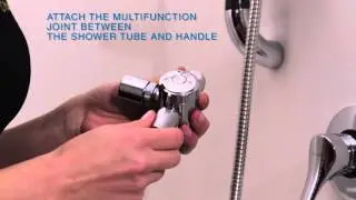 Use of Pink Shower with the multifunction joint for shower
