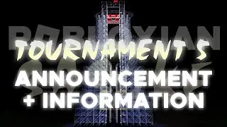 Robloxian SASUKE (Ninja Warrior) - Tournament 5 Announcement + Information