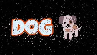 Dog 🐶 image words animal 😯 Background no Sound HD QUALITY VIDEO Video