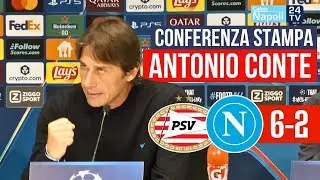 CONTE in conferenza dopo PSV-NAPOLI 6-2: 