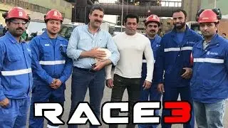 Salman And His Team Ready to Shoot For Race 3 Climax Scene In Abu Dhabi