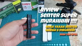 Riview senter Mini super murahhh, Senter Swat police 3 watt, worth it untuk senter sekecil ini ❓❓🔥🔥