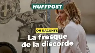 À Rome, une fresque rénovée montrant un ange au visage de Meloni fait polémique