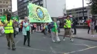 Manchester People's Climate March & Anti Fracking