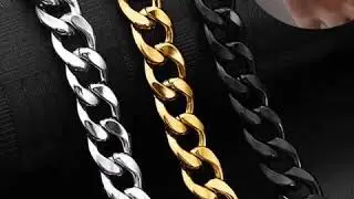 Men Chain Bracelet Stainless Steel  Jewelry Gift