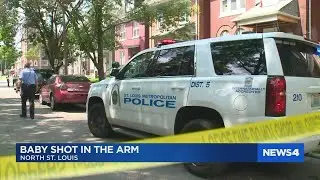 Baby girl shot in Hamilton Heights neighborhood in north St. Louis