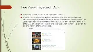 True View In search Ads on You Tube Ads I Digital Marketing Pt 3 I M B.A l Indian Universities