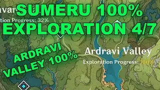 571 Chests SUMERU 100% EXPLORATION CHESTS 4/7 - Ardravi Valley 100% Genshin Impact 3.0
