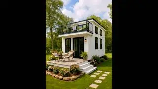 2 Storey Dream Tiny House Design Idea #home #easyhouse #smallhouse #tinyhouse #eleganthomes #house