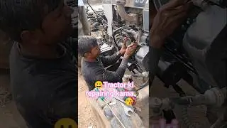 😘 tractor ki repairing karna 😀 #viral #funny #song #video #highlights #motivation #ytshorts#trading