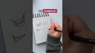 M&uuml;nder im Comic Stil zeichnen lernen 👄 #zeichnen #anf&auml;nger #zeichnenlernen #comic #tutorial