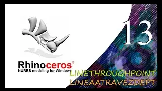 Rhinoceros 3D  LINETHROUGHPOINT -  LINEAATRAVEZDEPT  ENGLISH AND SPANISH SUBTITLES