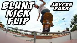 PERFECT BLUNT KICKFLIP (Jaycee Skatepark Montage)
