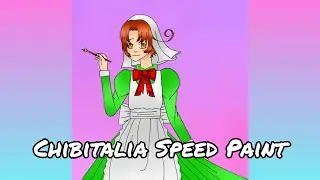 Chibitalia- Hetalia- Speed Paint with VOICEOVER