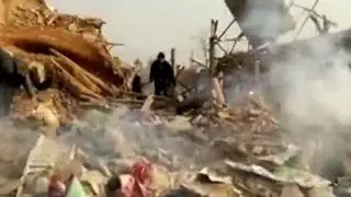 Police hunt for firework factory boss after fatal explosion