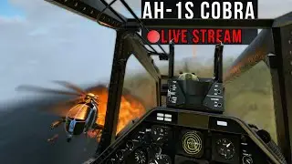 ARMA REFORGER LIVE | AH-1S Cobra Menace - Mavrik Ep41 Chaos Low Flying Attack Helicopter Action)