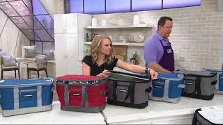 CleverMade 30 Liter Insulated SnapBasket Cooler on QVC