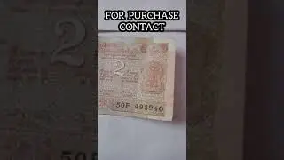 2 Rupees Satellite Note | For Purchase Contact at sukhbirsinghratan@gmail.com #shorts #2rupees #4