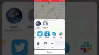 How to SHARE YOUR LOCATION in APPLE MAPS?