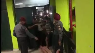 STUDENTS PROTESTING FOR THE SUICIDAL CASE OF LPU