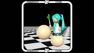Miku Figure  #animation #retro #blender #hatsunemiku #miku