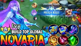 NOVARIA BEST BUILD 2023 | TOP GLOBAL NOVARIA Ivy  - MOBILE LEGENDS