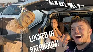 HAUNTED DRIVE-IN  *GETS LOCKED IN BATHROOM*