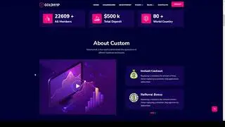 Goldhyip - Financial Investment HTML Template coin responsive