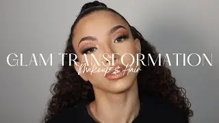 CLIENT MAKEUP & HAIR TRANSFORMATION | Detailed demonstration |  First voiceover video
