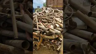 Loading of SS scrap in Luckyworks #trending #viral #scrap #steel #youtubeshorts #business #video