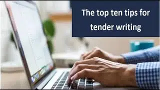 The top ten tips for tender writing