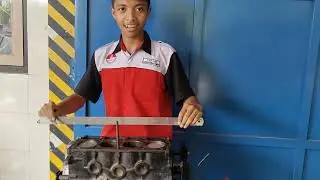 Cara Mengukur Blok Silinder dan Piston Menggunakan Alat Bore Gauge,Fuller, dan mikrometer