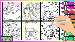 Coloring Trolls! 🌈🎨 Fun Kids Coloring Pages