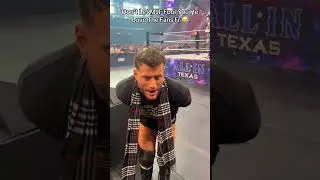 MJF stays beefin with the fans 🤣🤦🏾&zwj;♂️ #aew #mjf #allin #wrestling #viral