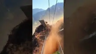 seconds before the big landslide comes😱😱 #travel #disaster