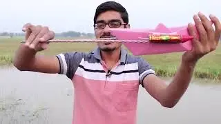 paper boat with rocket