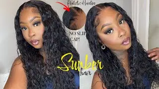 Beautiful Waterwave Glueless Wig | NO SLIP CAP! | Easy to Install | Pre Everything! | Sunber Hair