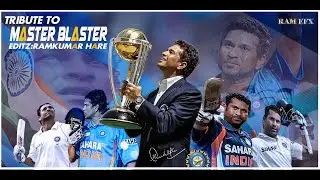 A TRIBUTE TO MASTER BLASTER | GOD OF CRICKET | SACHIN TENDULKAR
