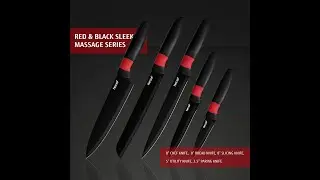 hecef adjustable Knife Block Set, 6 Pieces, Professional Kitchen Knife(walmart/ebay.com) #knife