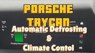 Porsche Taycan - Auto Defrost in Morning - Climate Control